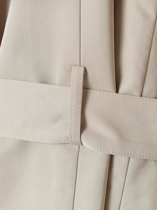 Flared Mid-Length Trench Coat