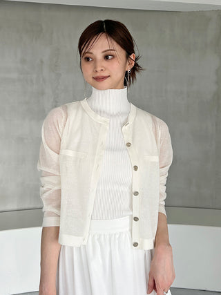 Sustainable Sleeveless Lame Knit Top