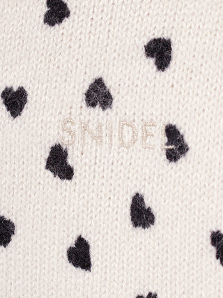 Variety Print Cropped Cardigan in Off White, Premium Women's Fashionable Cardigans, Pullover at SNIDEL USA