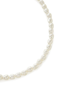 Pearl Necklace in off-white, Premium Collection of Fashionable & Trendy Women's Necklace at SNIDEL USA