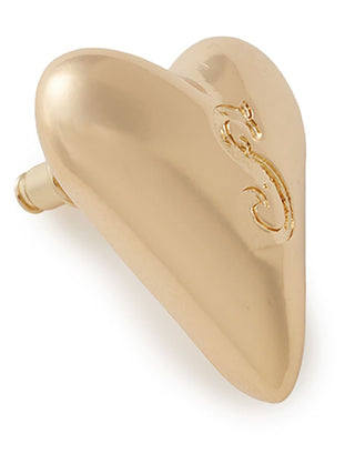 Heart Earrings in gold, Premium Collection of Fashionable & Trendy Women's Earrings at SNIDEL USA