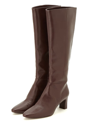 Classic Long Boots in burgandy, Premium Collection of Fashionable & Trendy Women's Shoes, Boots, Loafers, & Sandals at SNIDEL USA
