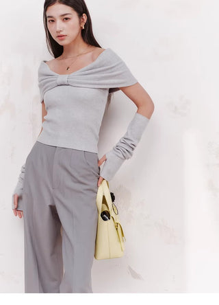 Knit Top with Arm Warmers