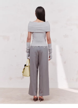 Knit Top with Arm Warmers