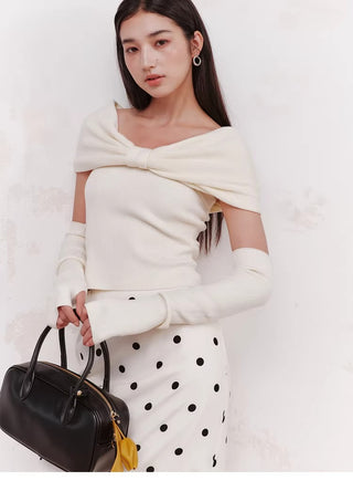 Knit Top with Arm Warmers