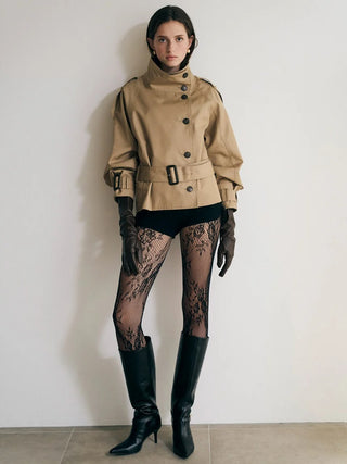 Lace Pattern Tights