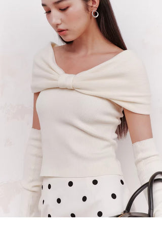 Knit Top with Arm Warmers