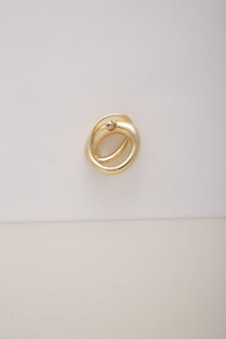Double Hoop Earrings in gold, Premium Collection of Fashionable & Trendy Women's Earrings at SNIDEL USA