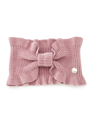 Velour Turban Headband in pink, A Collection of Luxury Women's Loungewear at SNIDEL USA