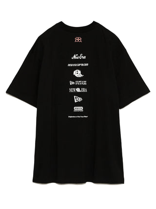  SNIDEL|NEW ERA® Collaboration Drop Tee T-shirt in black Premium Fashionable Women's Tops Collection at SNIDEL USA