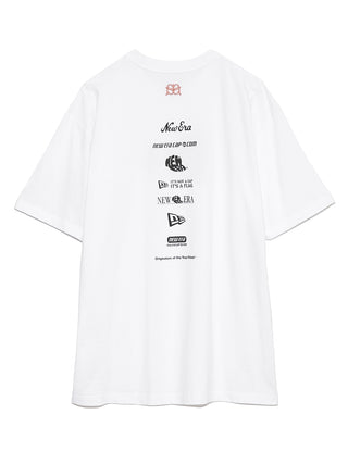  SNIDEL|NEW ERA® Collaboration Drop Tee T-shirt in white, Premium Fashionable Women's Tops Collection at SNIDEL USA