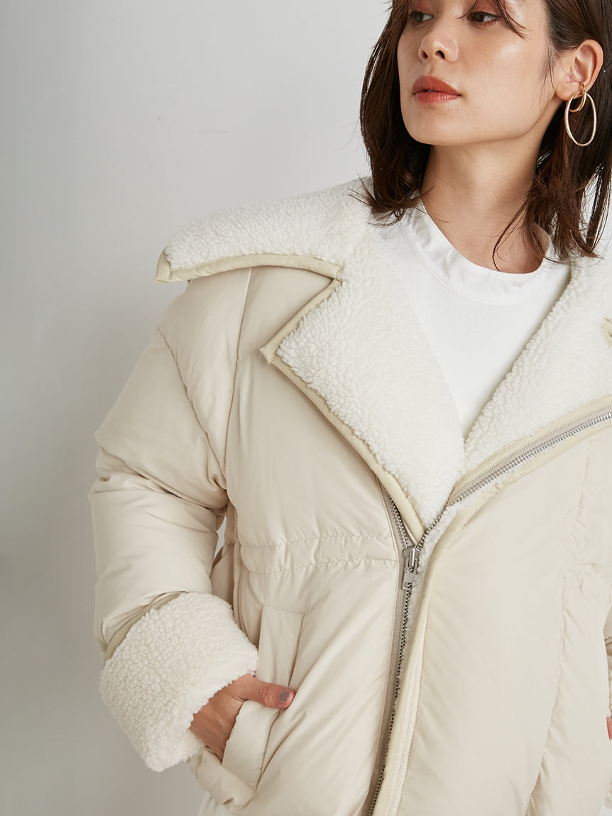 Short Boa Down Jacket