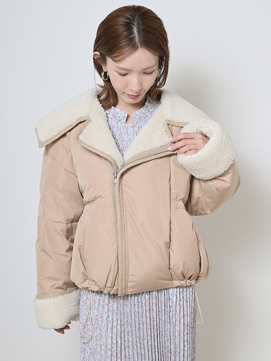 Short Boa Down Jacket