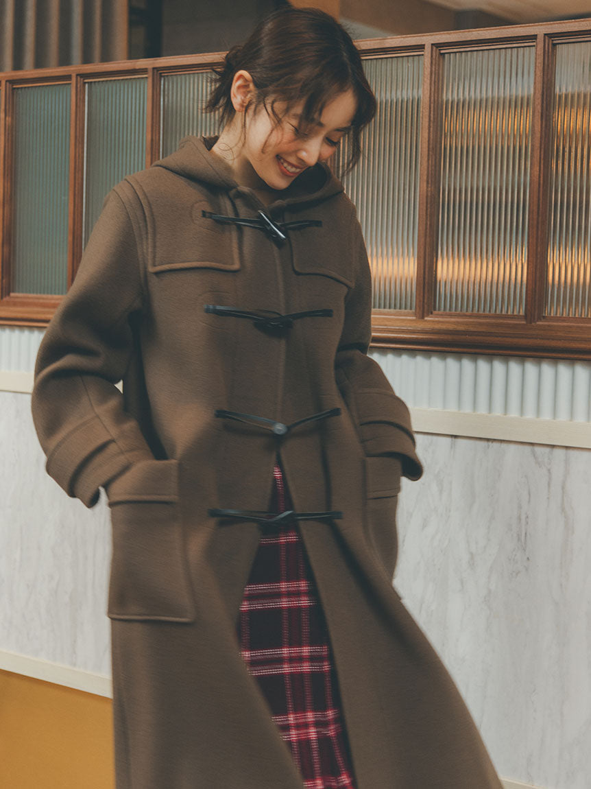 Long Fitted Duffle Coat - コート