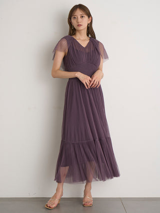 Sustainable Cape Tulle Dress