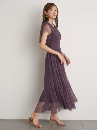 Sustainable Cape Tulle Dress