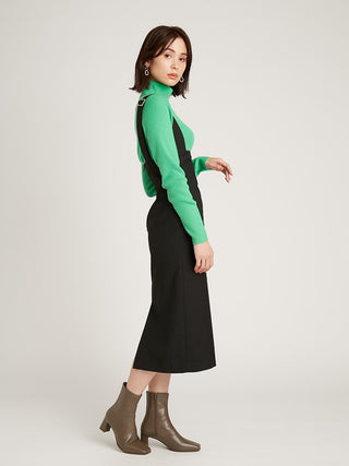 2way Pencil Jumper in black, Premium Fashionable Women's Skirts & Skorts at SNIDEL USA