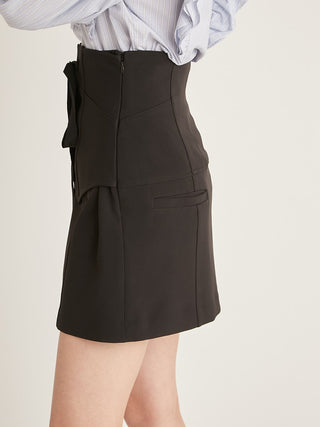  Lace Up Skorts in black, Premium Fashionable Women's Skirts & Skorts at SNIDEL USA