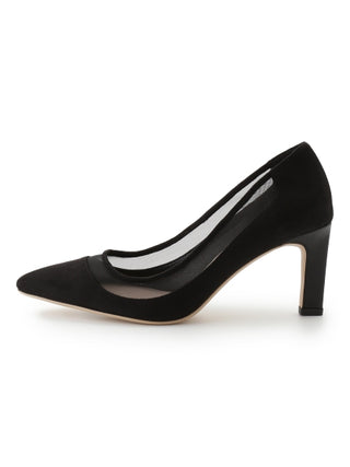 Heel Pointed-Toe Pumps in black, Premium Collection of Fashionable & Trendy Women's Shoes, Boots, Loafers, & Sandals at SNIDEL USA