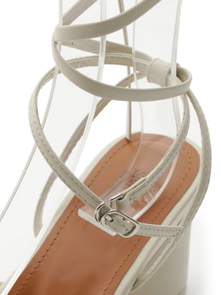 Strappy Lace-up Sandals, Premium Collection of Fashionable & Trendy Women's Shoes, Boots, Loafers, & Sandals at SNIDEL USA