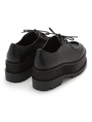 Vibram Lace-Up Sole Loafers Shoes in black, Premium Collection of Fashionable & Trendy Women's Shoes, Boots, Loafers, & Sandals at SNIDEL USA