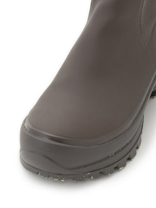Vibram Matte Long Boots in gray, Premium Collection of Fashionable & Trendy Women's Shoes, Boots, Loafers, & Sandals at SNIDEL USA