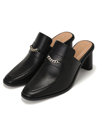  Open Back Heel Loafer in black, Premium Collection of Fashionable & Trendy Women's Shoes, Boots, Loafers, & Sandals at SNIDEL USA