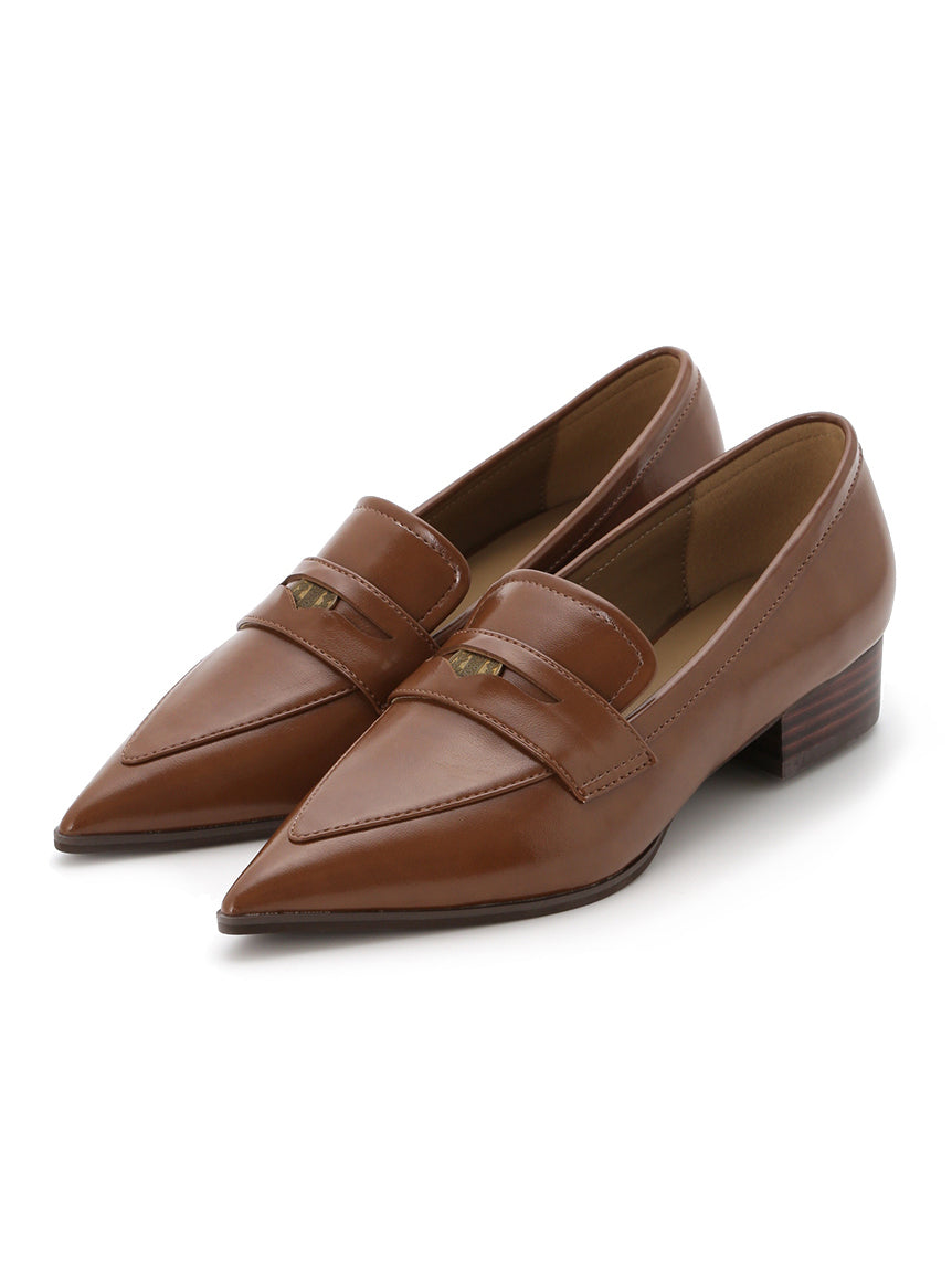 Flat Low Heel Pointed Toe Loafer – SNIDEL - Main Image