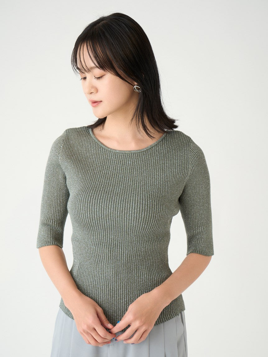 2Way Hook Rib Knit Long Sleeve Top – SNIDEL