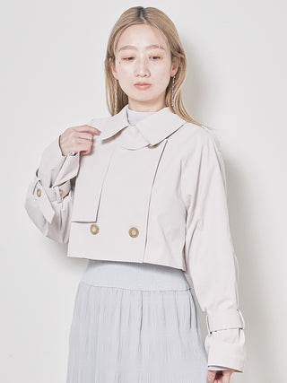 Sustainable Short Trench Coat