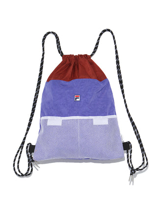 FILA Collaboration String Backpack in blue, Luxury Collection of Fashionable & Trendy Women's Bags at SNIDEL USA